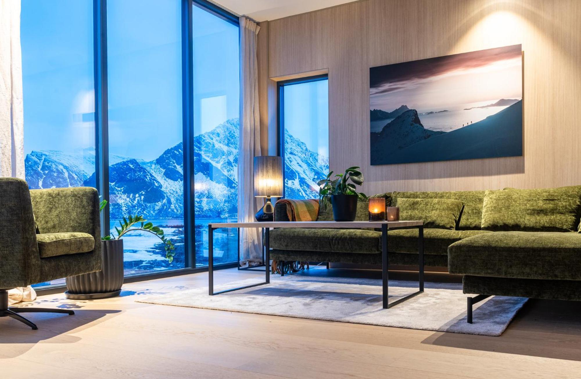 New Luxury Cabin Near Henningsvaer Lofoten Kleppstad المظهر الخارجي الصورة